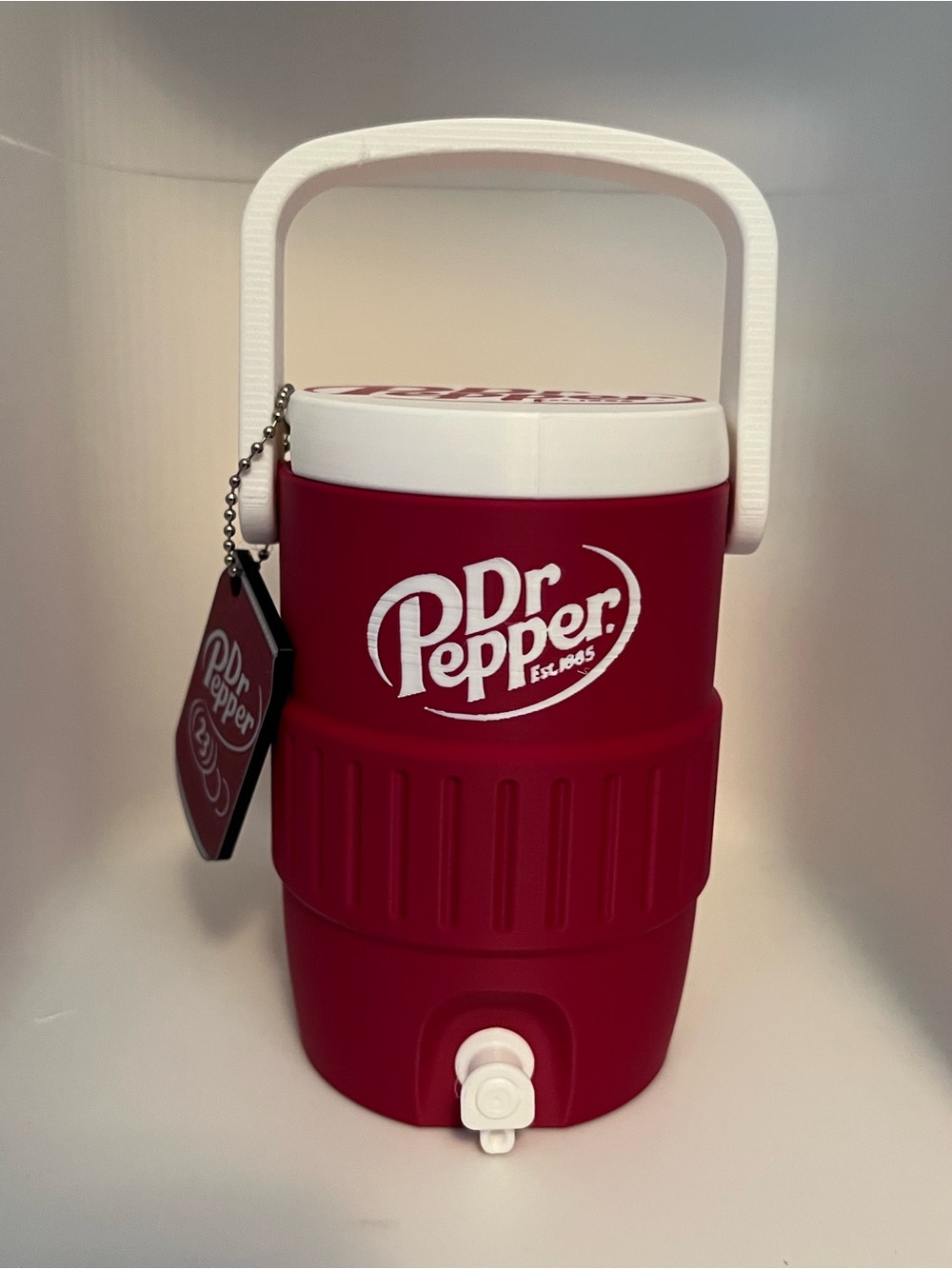Custom Design - Dr Pepper Theme Cooler Can Holder 12 oz by 3d print
